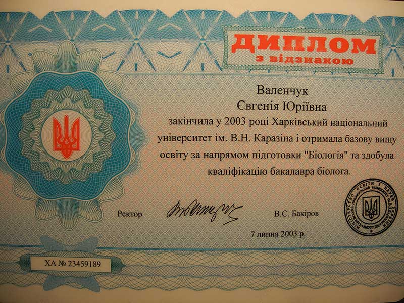 Дипломи про освіту