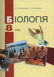 Біологія 8 клас Запорожець