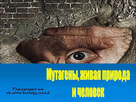 Мутагены